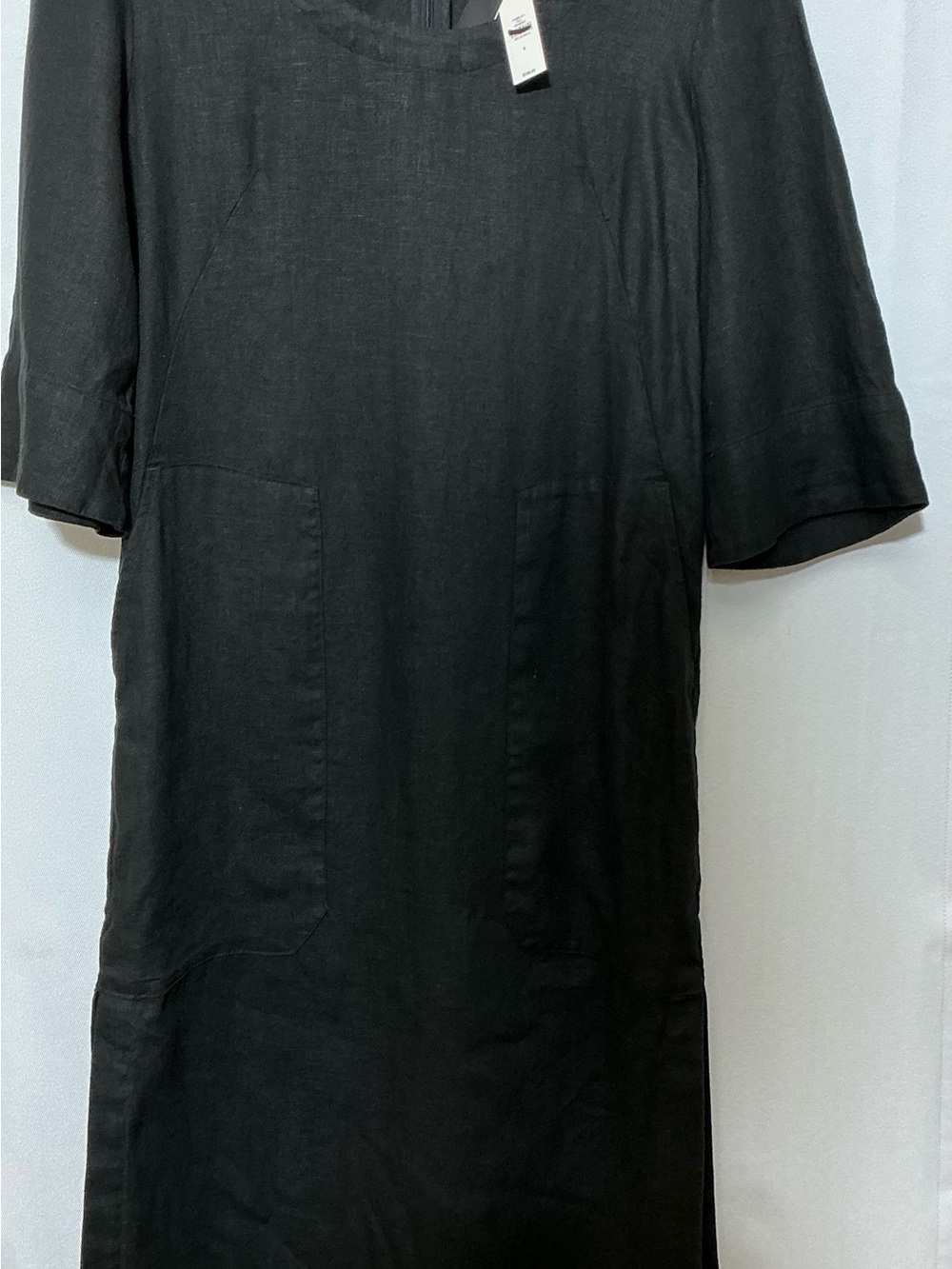 Banana Republic Black Maxi Dress with Scoop Neck and Side Slits - Picture 5 of 7